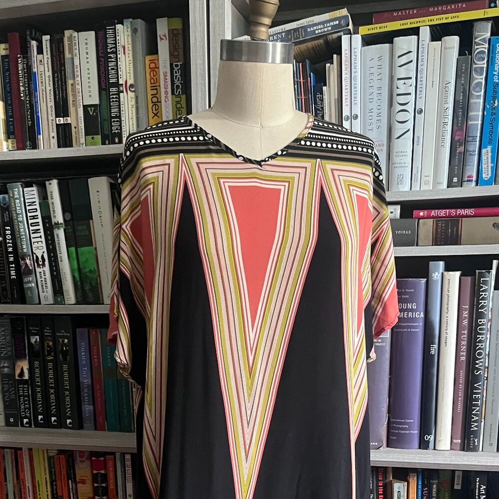 Geometric maxi dress